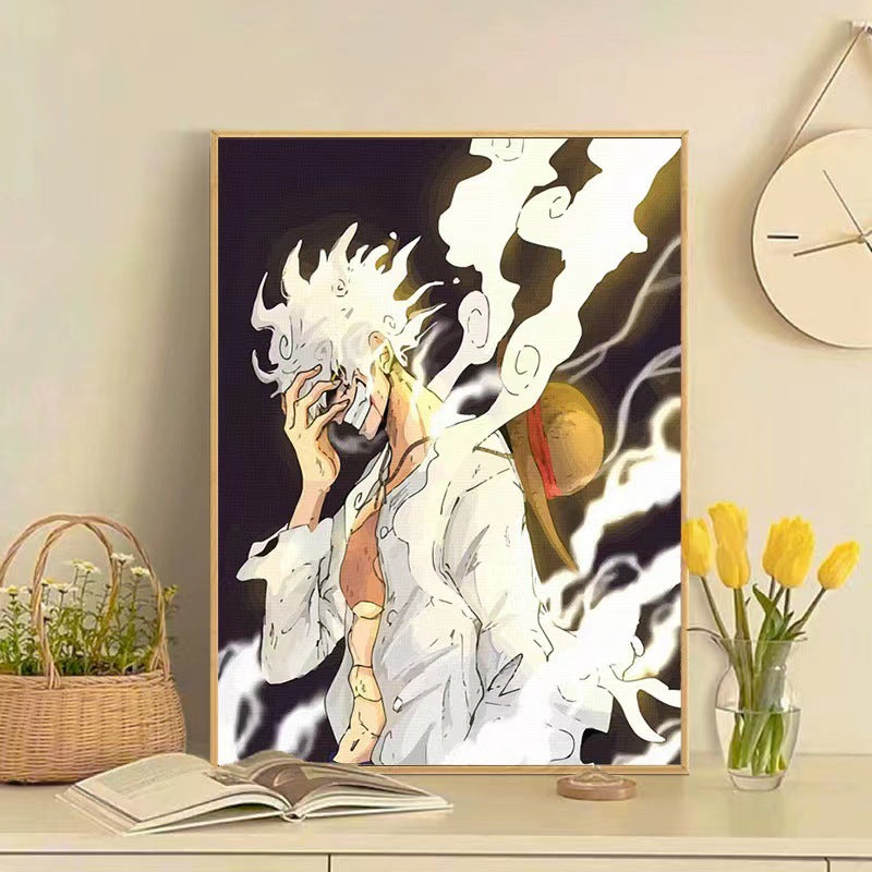 Anime-inspirierter Charakter Kunstdruck Brehn