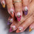 Künstlerisches Press-On Nagelkunst Set mit Kürbisdesign Brehn