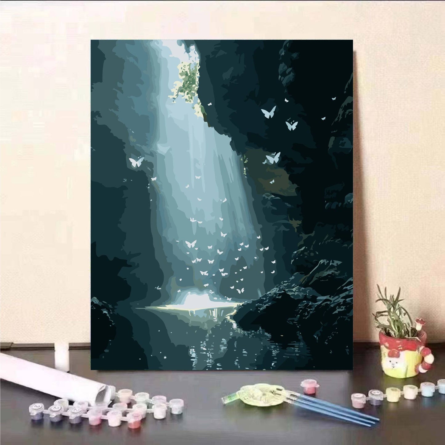 Floral Fantasy Malen nach Zahlen Wandkunst Brehn