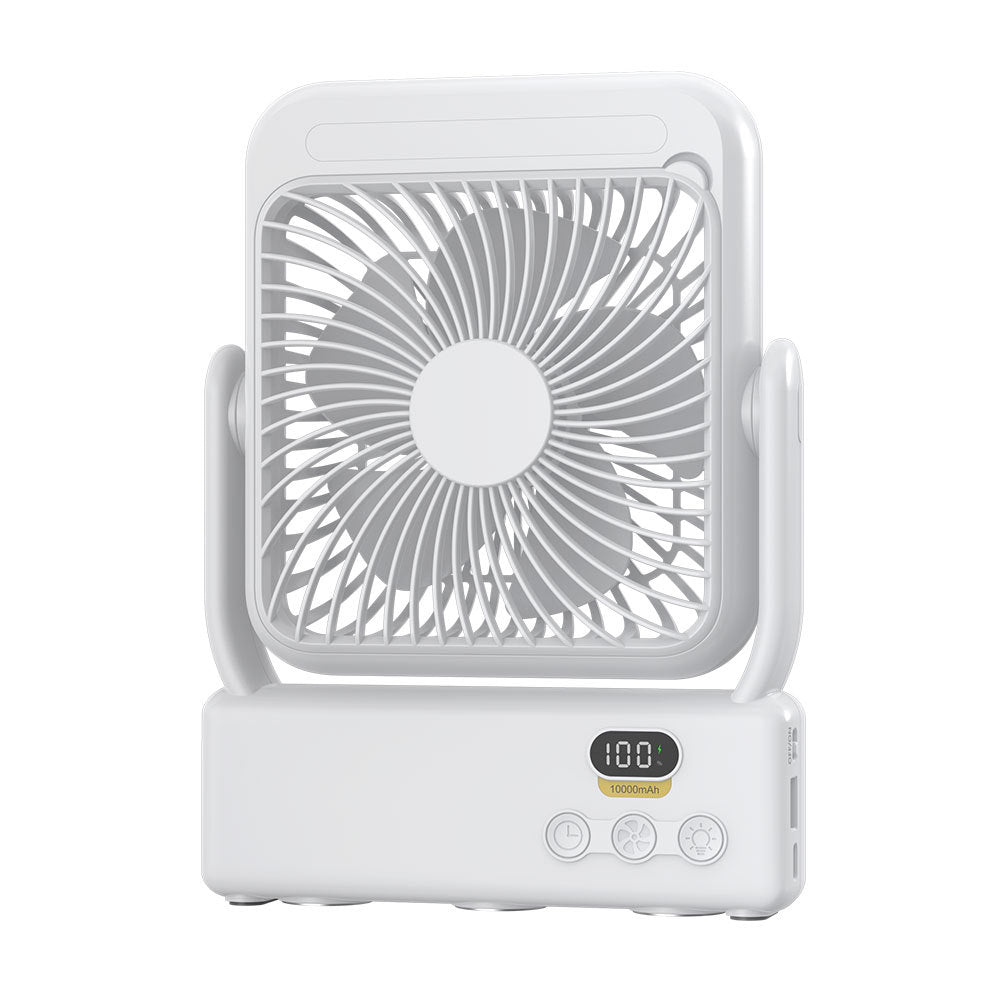 Unisex Rechargeable Dual-Function Cooling and USB Power Fan Brehn