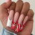 Festive Holiday Press-On Nagelkunst Set Brehn