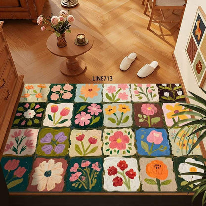 Blumenmuster Dekorative Fußmatte Brehn