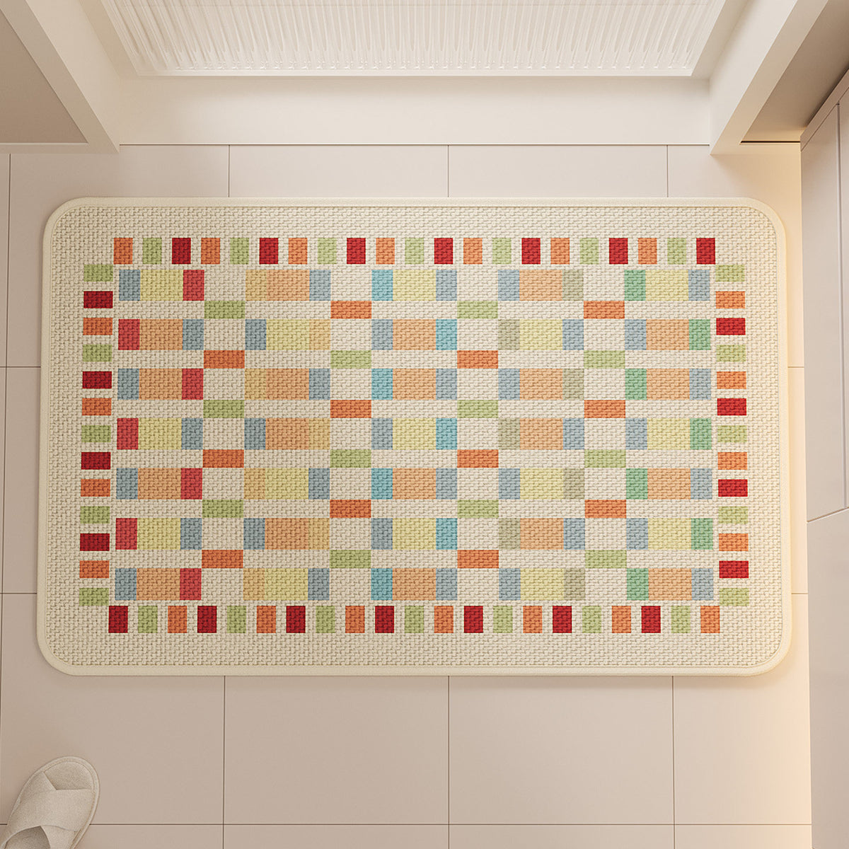 Bunte Geometrische Küchenmatte
