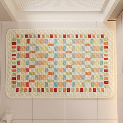 Bunte Geometrische Küchenmatte