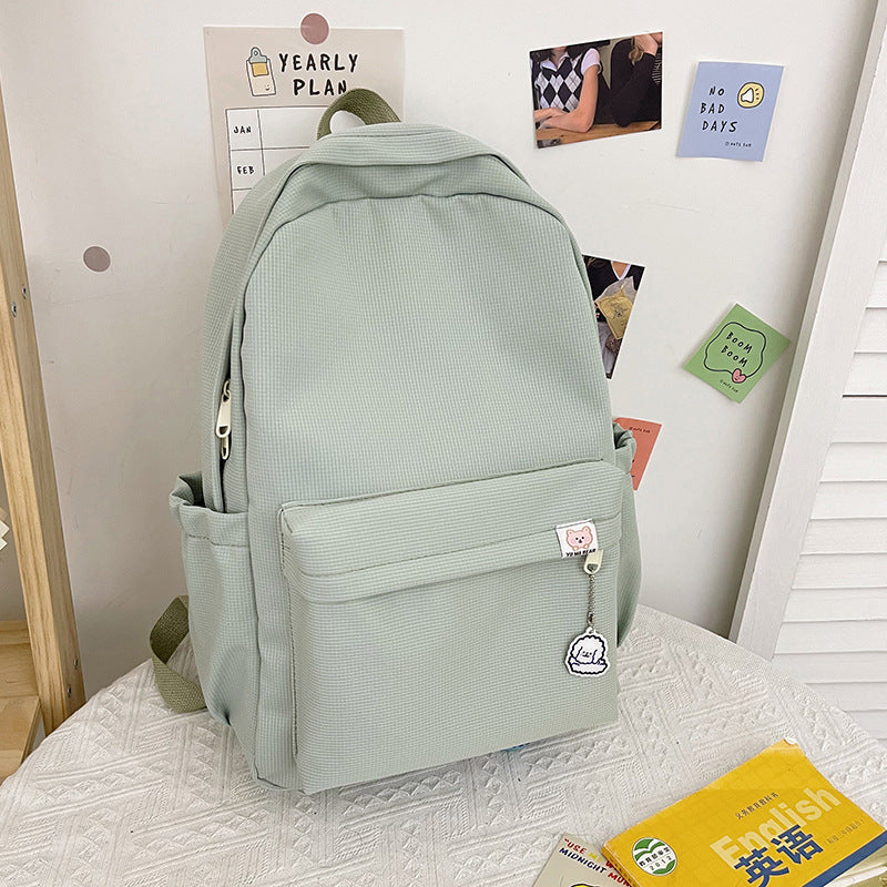 Lässiger Rüschentextur-Rucksack