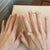 Elegante natürliche Finish Press-On-Nagelset Brehn
