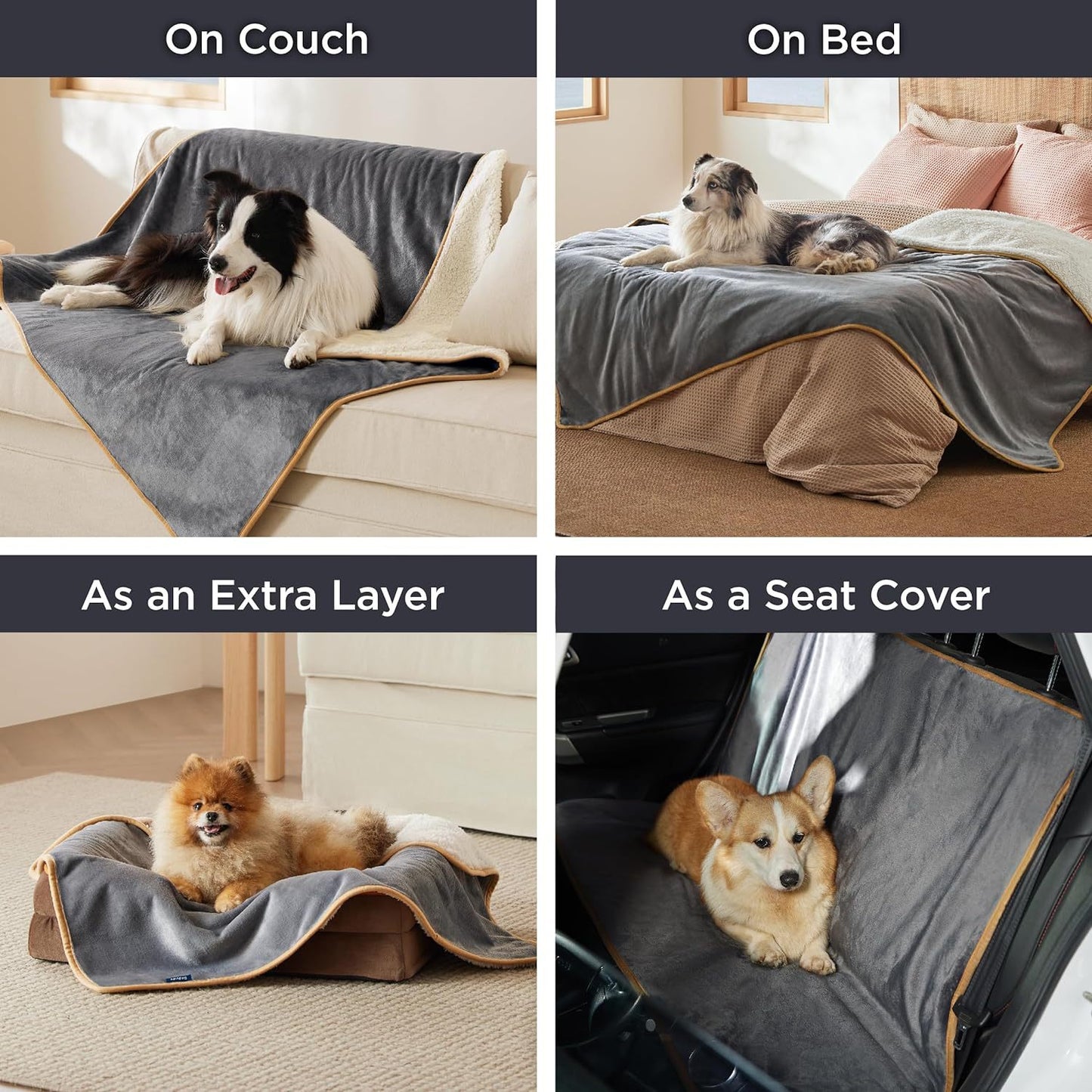 Unisex Kuschelige Sofaauflage Brehn
