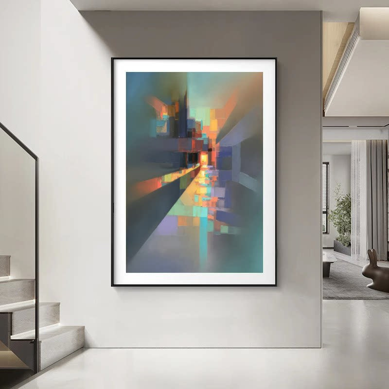 Abstrakte impressionistische Leinwand Wandkunst