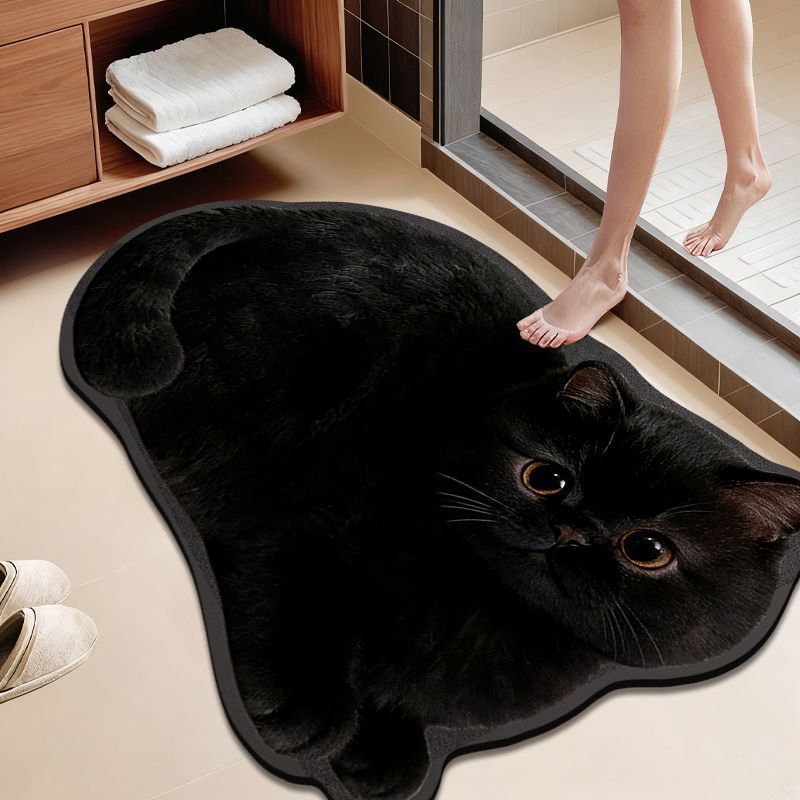 Katzen-Themen Plüsch-Badevorleger Brehn