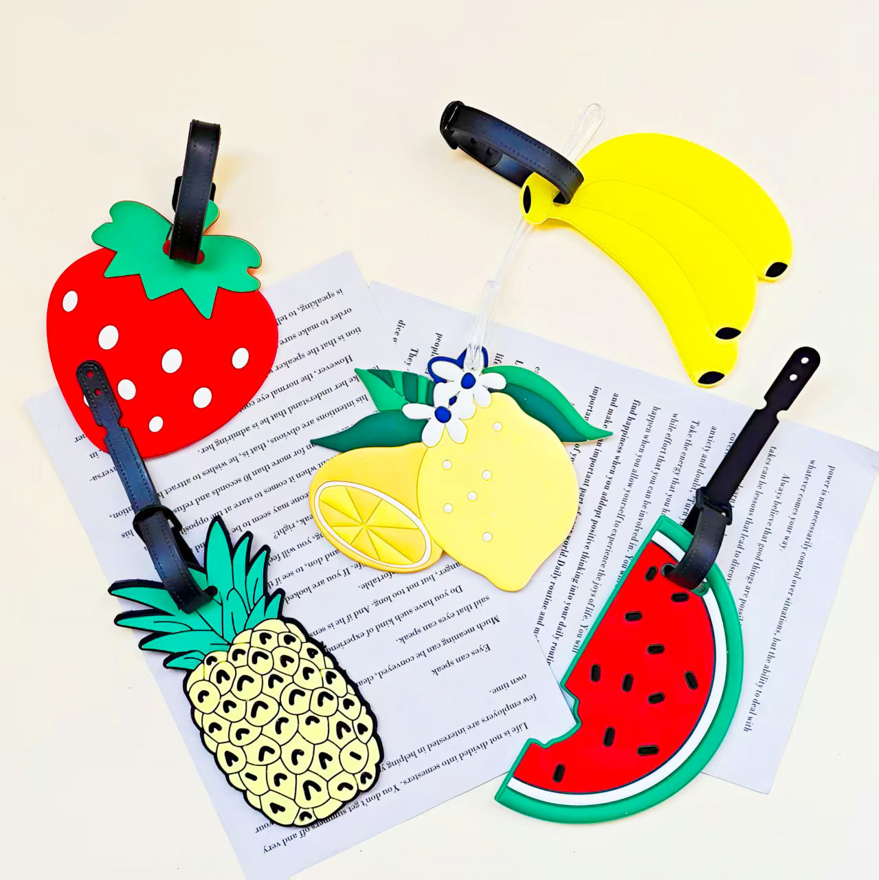 Damen kreatives Lesezeichen im Zitrus Design Brehn