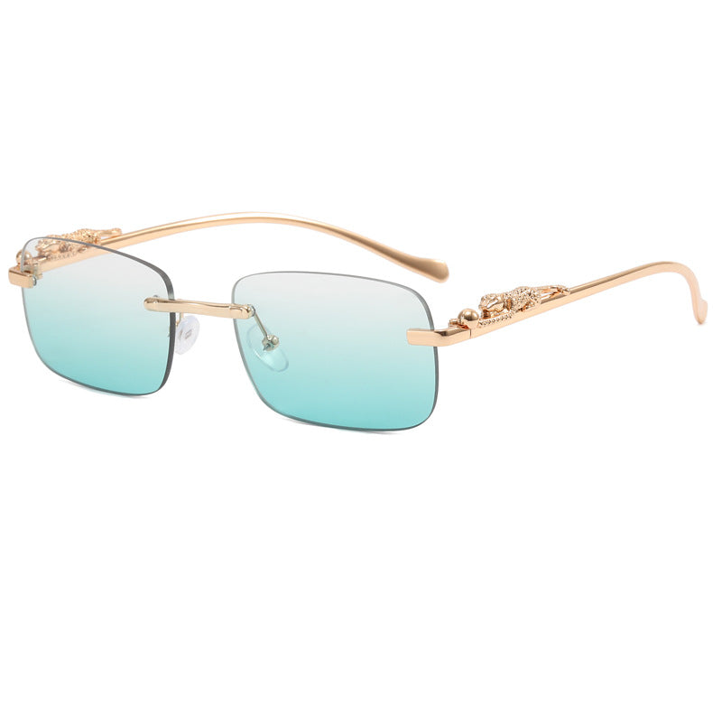 Damen Designer-Sonnenbrille mit feinem Metallrahmen und luxuriösen Details Brehn