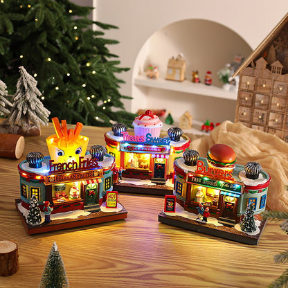 Nostalgische Eisdiele mit LED-Beleuchtung Brehn
