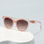 Damen Cat-Eye Sonnenbrille mit strukturierter Rahmen und UV-Schutz Brehn