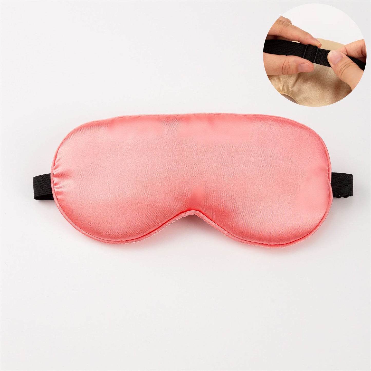 Unisex nan ergonomische Schlafmaske mit verstellbarem Elastikband und weicher Satinoberfläche Brehn