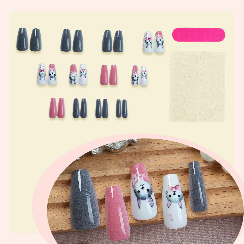 Tier-Themen Press-On Nagel Kunst Set Brehn
