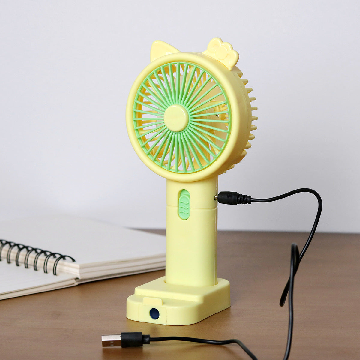 Unisex Tragbarer Handventilator mit kreativem Katzenohren-Design Brehn