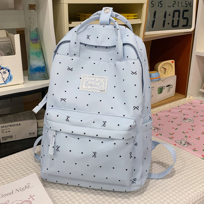 Stylischer gepunkteter Rucksack Brehn