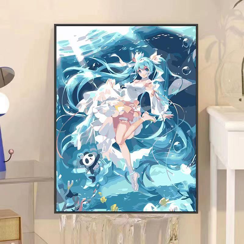 Anime-inspirierte dekorative Wandkunst Brehn