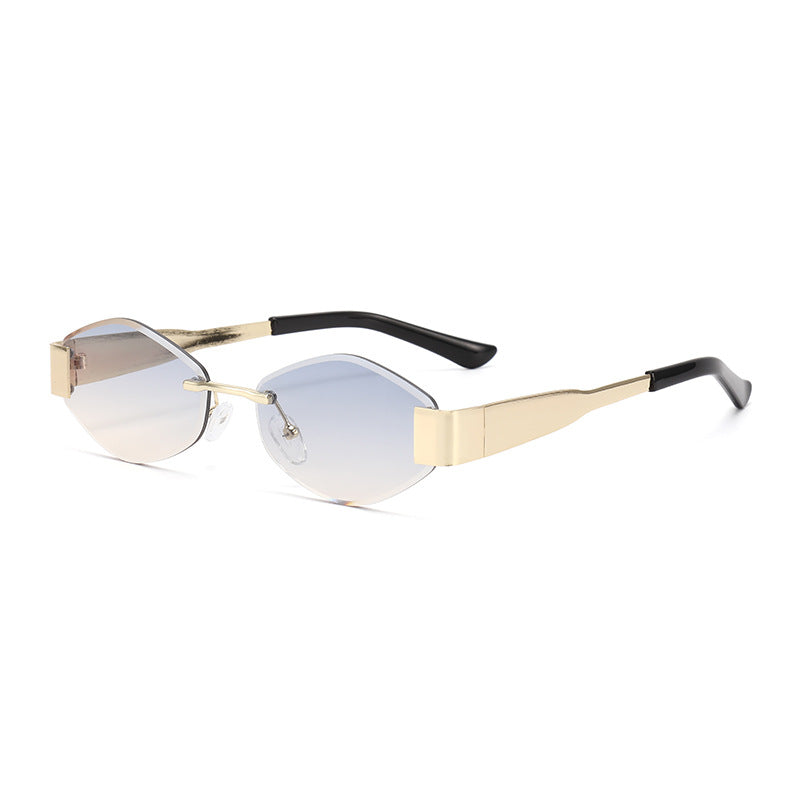 Damen modische Sonnenbrille mit elegantem achteckigen Rahmen und UV-Schutz Brehn