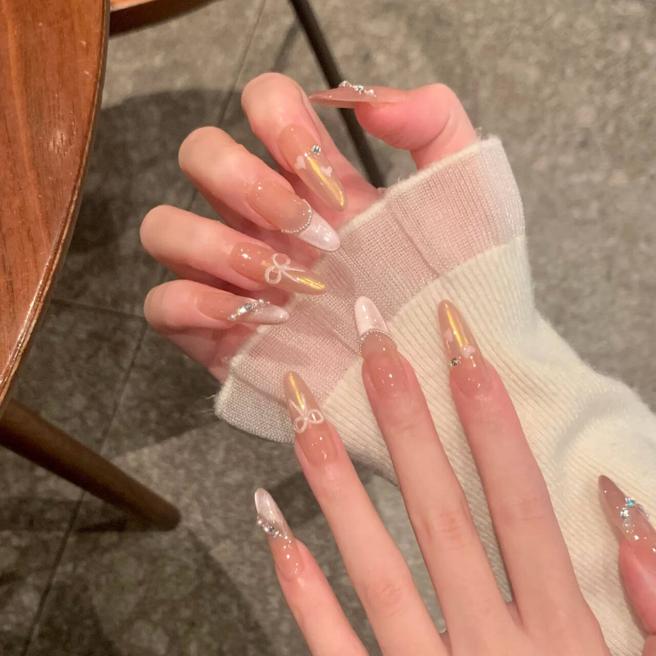 Elegante Press-On Nagelverlängerungen Brehn