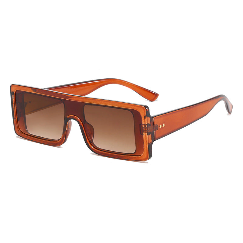 Damen Oversize-Sonnenbrille mit quadratischem Design Brehn
