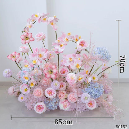 Elegante künstliche Blumen-Mittelstück-Anordnung