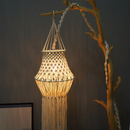 Macramé Pendelleuchte Schirm Brehn