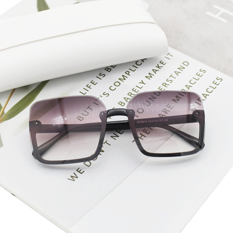 Damen quadratische Sonnenbrille mit extravagantem Leopardenmuster Brehn