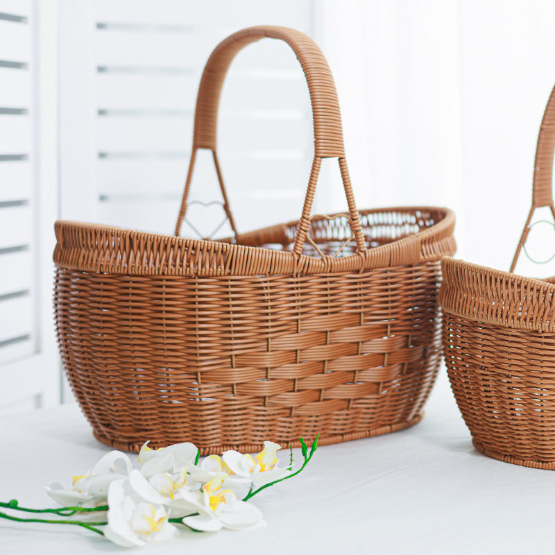 Geflochtener Rattan-Nutzkorb Brehn