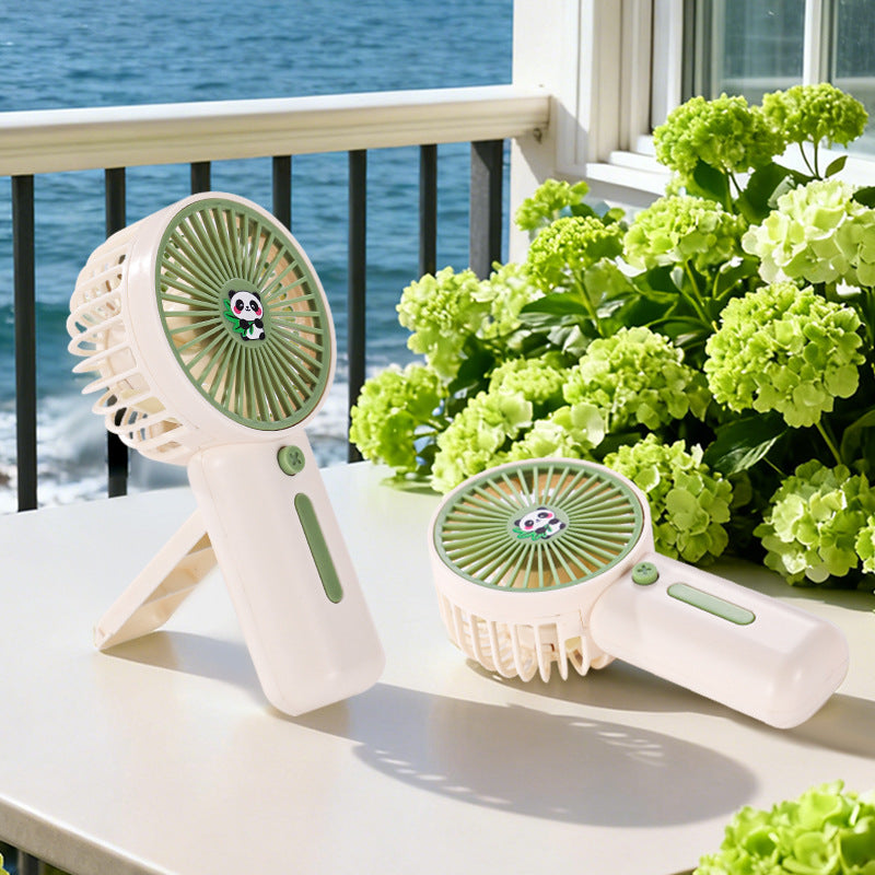 Damen Tragbarer Mini Handventilator im kreativen Pandadesign Brehn
