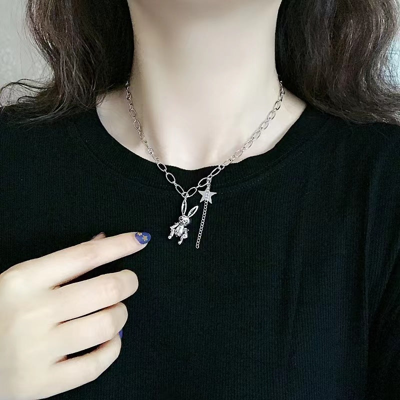 Herz Charm Anhänger Halskette Brehn