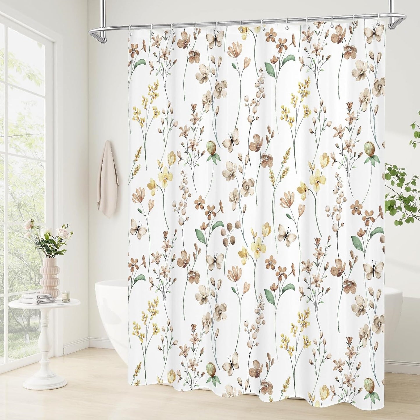 Florales Druck Duschvorhang Brehn