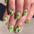 Verspieltes Halloween-Themen Druck-Nagelkunst-Set Brehn