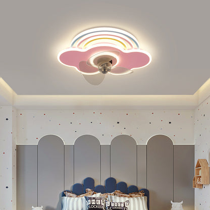 Regenbogenwolke Deckenventilator Licht