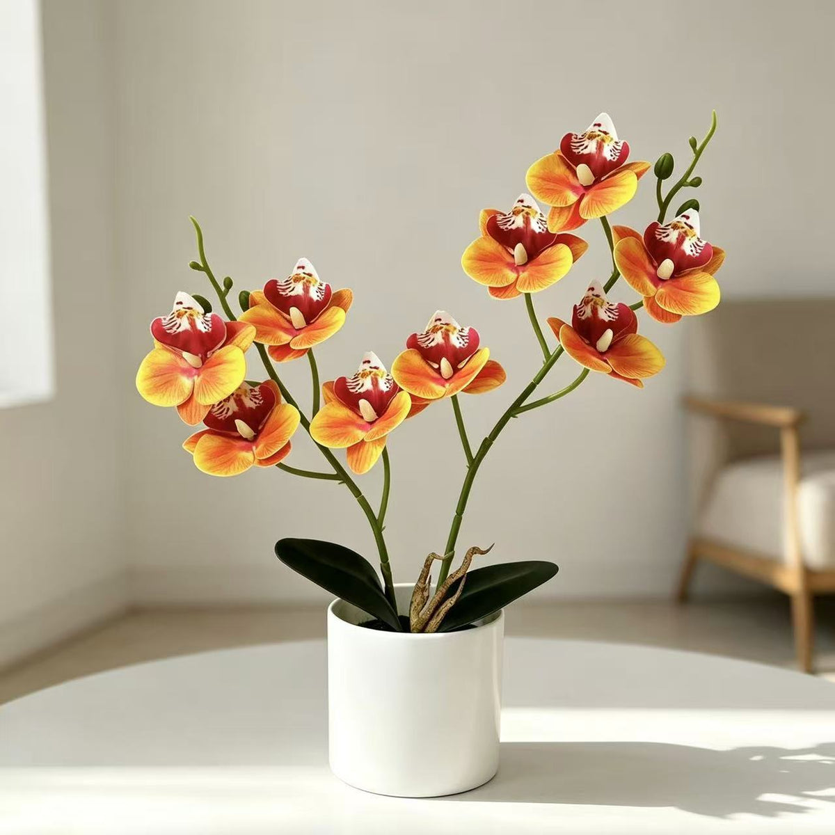 Künstliches Orchideenblumenarrangement 1790480814 für Wohnkultur und Ausstellung