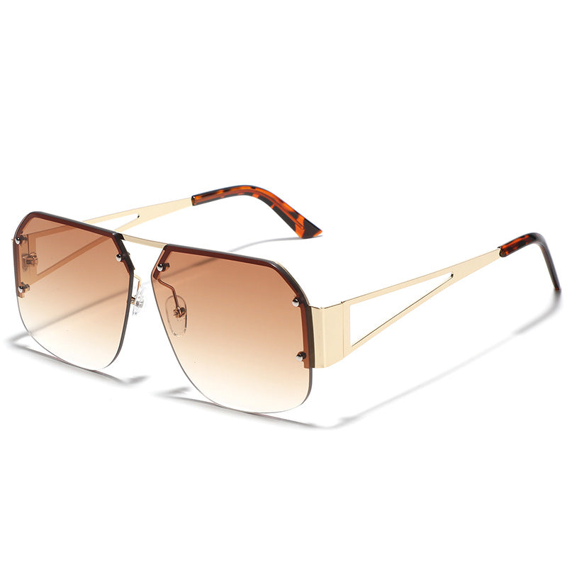 Damen oversized Sonnenbrille mit markantem Rahmen und sanften Farbverlauf Brehn