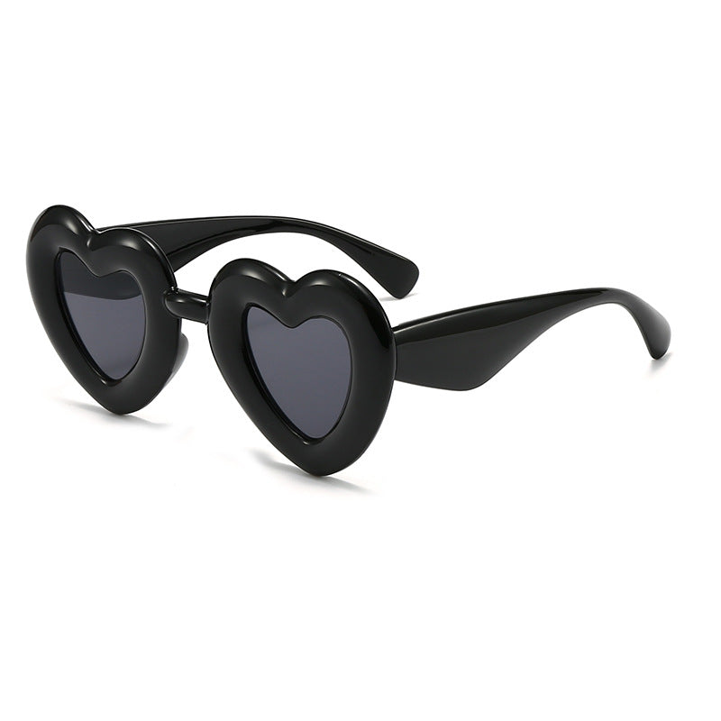 Damen modische Sonnenbrille im herzförmigen Design Brehn