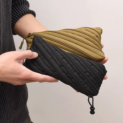 Stylische Canvas-Mäppchen mit Reißverschluss