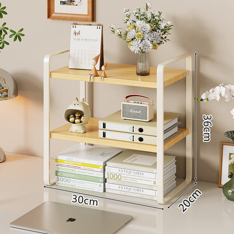 Kompakte Metall Desktop Zwei-Ebenen Organizer Regal Erhöhung
