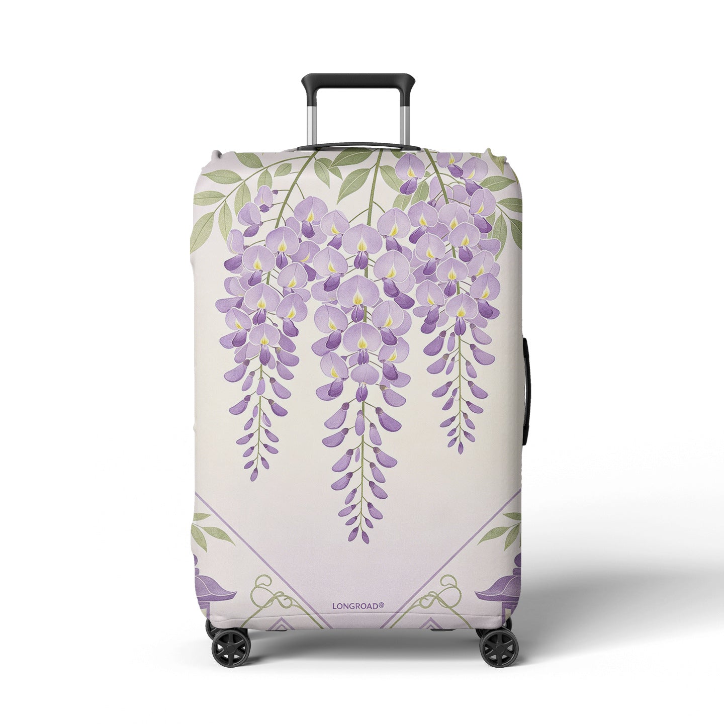 Damen Reisekoffer Brehn Blumendesign mit verstellbarem Griff