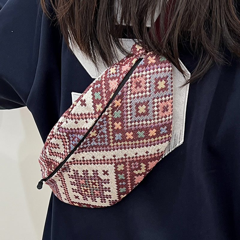 Bohemian Stil Woven Hüfttasche