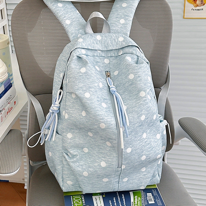 Polka Dot Muster Freizeit Rucksack Brehn