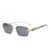 Avant-Garde Luxury Shield Sonnenbrille Brehn