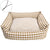 Stylisches Karomuster-Hundebett