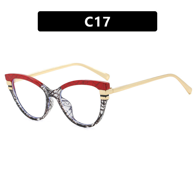Damen Cat-Eye Sonnenbrille mit eleganten Metallakzenten Brehn
