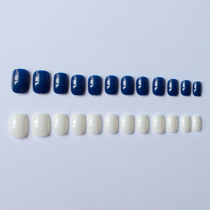 Elegantes Dual-Color-Nageldesign-Set