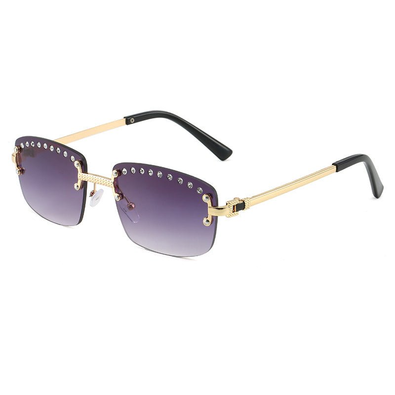 Damen elegante Sonnenbrille mit funkelnden Kristallakzenten Brehn