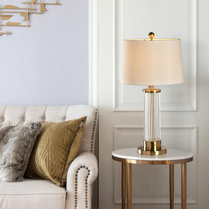 Elegante Kristall Tischlampe