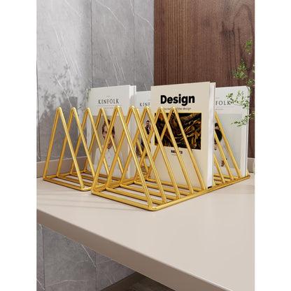 Erweiterbares Holz-Magazin- und Buchregal-Organizer