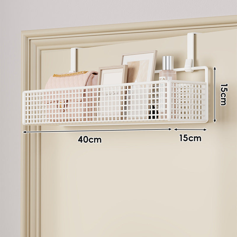 Über-Tür hängender doppelter belüfteter Mesh-Speicherkorb-Organizer mit Haken